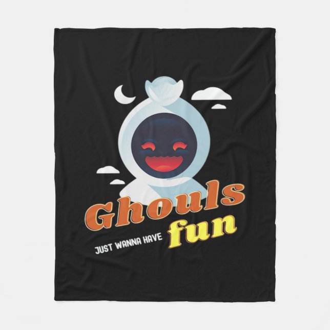 Manta Polar Ghouls solo quiere divertirse con Halloween y cita (Anverso)