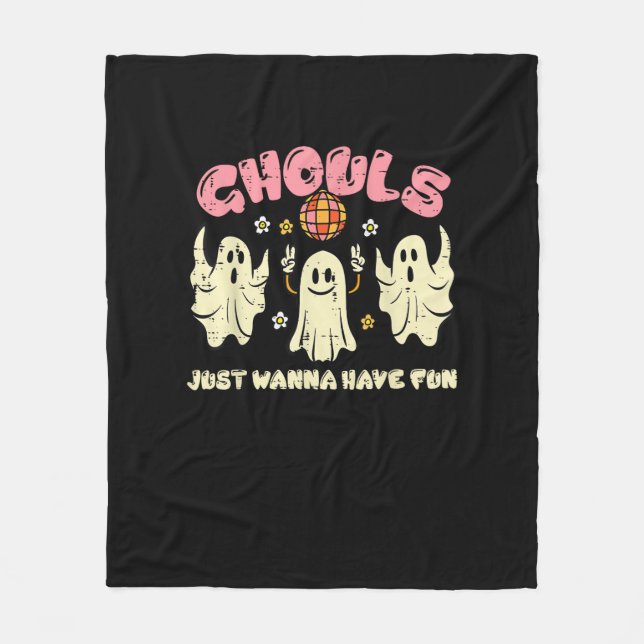Manta Polar Ghouls solo quieren divertirse con disfraces diver (Anverso)