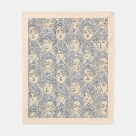 Manta Polar Gibson chicas Mujer victoriana patrón melocotón gr