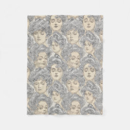 Manta Polar Gibson chicas Mujer victoriana patrón melocotón gr