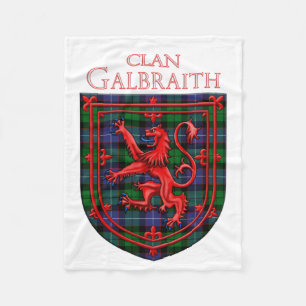 Manta Polar Gibson Tartan Scottish Plaid Lion Rampant