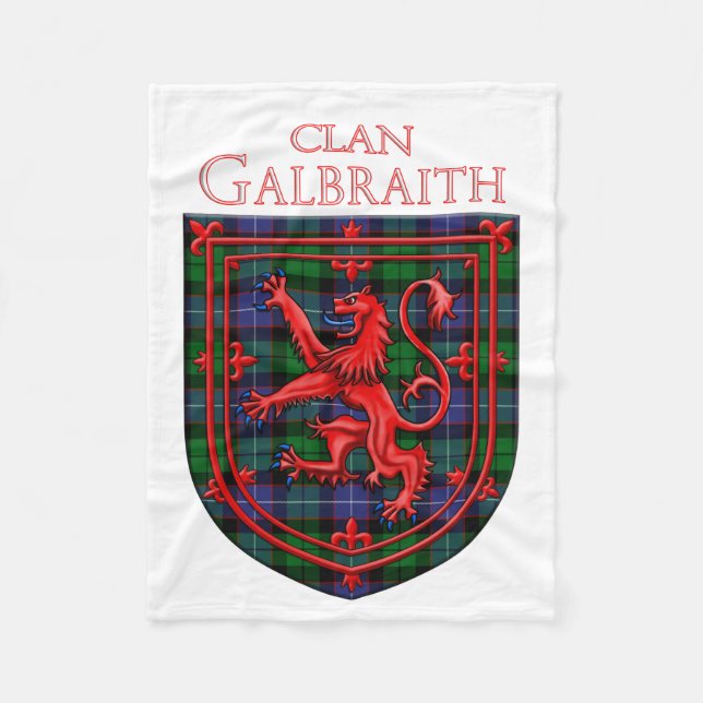Manta Polar Gibson Tartan Scottish Plaid Lion Rampant (Anverso)