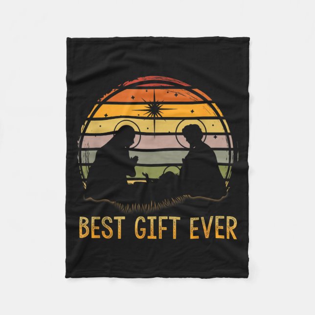 Manta Polar -gift Ever Christmas Cool Jesus Nativity Scene Chr (Anverso)