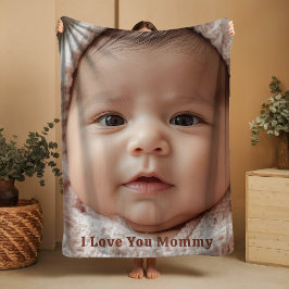 Manta Polar Gift for New Mommy Fleece Blanket Baby Photograph