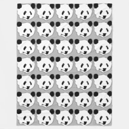 Manta Polar Gigante Panda Bear Face