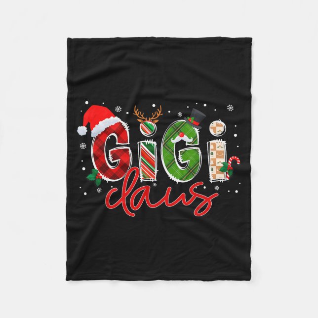Manta Polar Gigi Claus Santa Claus Family Matching Christmas P (Anverso)
