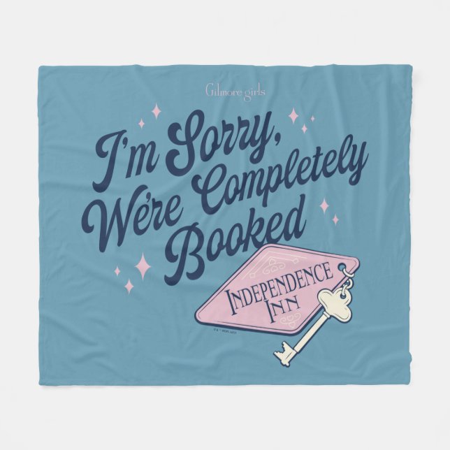 Manta Polar Gilmore Girls Completely Booked Design (Frente (Horizontal))