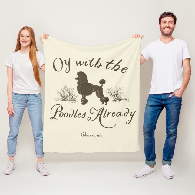 Manta Polar Gilmore Girls | Oy With the PoodlesDesign (In situ)