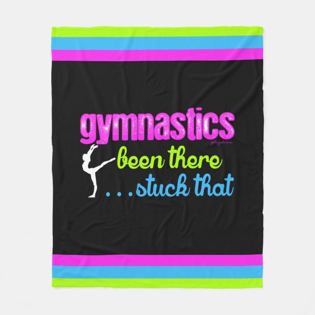 Manta Polar Gimnasia - allí pegado ése…. (Anverso)