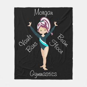 Manta Polar Gimnasia Banda De Berry, Ojos Marrones, Leotard Ve