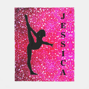 Manta Polar Gimnasia Caída Corazón Fleece Blanket
