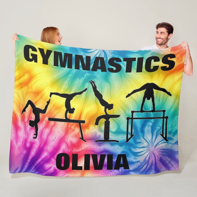 Manta Polar Gimnasia chica Arcoiris Fleece Blanket (In situ)