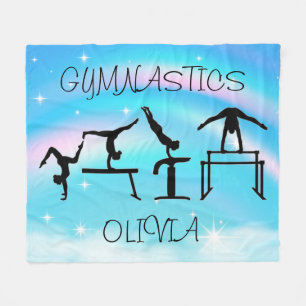 Manta Polar Gimnasia chica Arcoiris Fleece Blanket