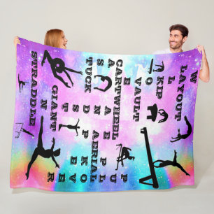 Manta Polar Gimnasia Cruiswords Skills Fleece Blanket
