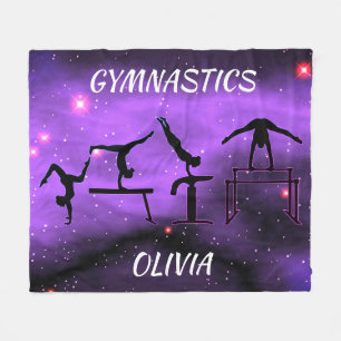 Manta Polar Gimnasia Funda rosa y Púrpura