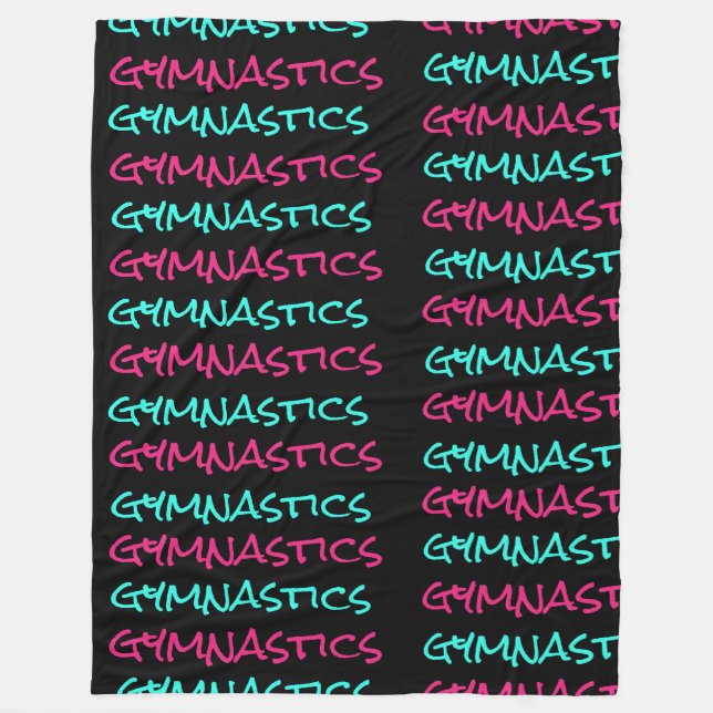 Manta Polar Gimnasia Gimnast Scribble Fleece Blanket (Anverso)
