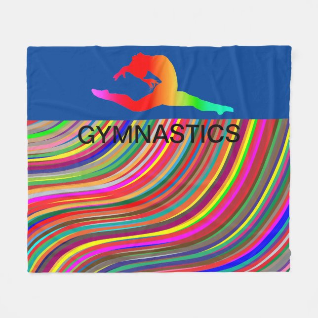 Manta Polar Gimnasia GYMNAST frazada. (Frente (Horizontal))
