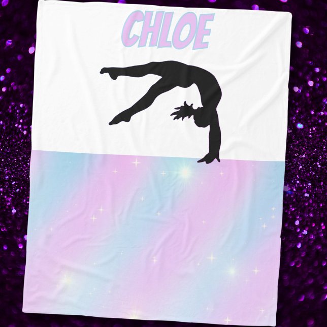 Manta Polar Gimnasia Lilac púrpura y Pastel azul bebé (Subido por el creador)