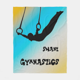 Manta Polar Gimnasia masculina en anillas gradiente