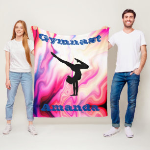 Manta Polar Gimnasia personalizada Fleece Blanket para Chicas