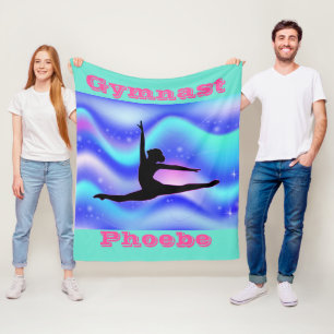 Manta Polar Gimnasia personalizada Fleece Blanket para Chicas