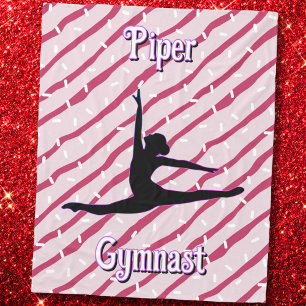 Manta Polar Gimnasia Pink White Peppermint Candy Sprinkle