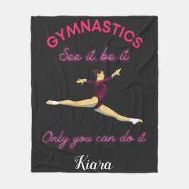 Manta Polar Gimnasia Véalo, ya sea - Sólo tú puedes hacerlo