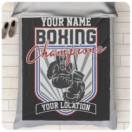Manta Polar Gimnasio de boxeo y boxeo personalizado