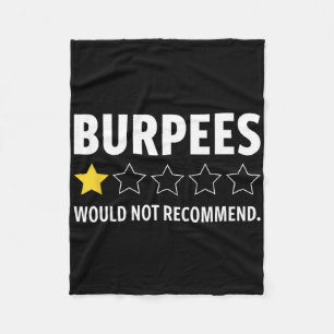 Manta Polar Gimnasio Divertido Fitness Burpees Culturismo Leva