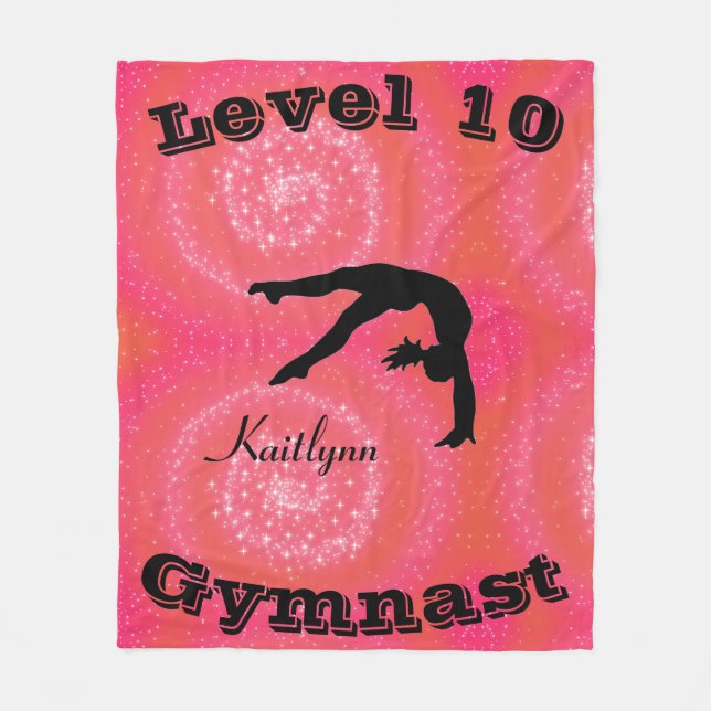 Manta Polar Gimnast Level Fleece Blanket con su número de nive (Anverso)