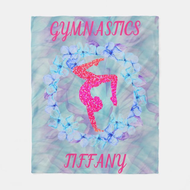Manta Polar GIMNASTICS FLEECE BLANKET con nombre personalizado (Anverso)