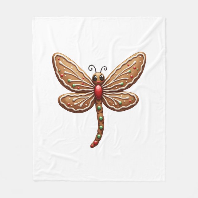 Manta Polar Gingbread Dragonfly (Anverso)