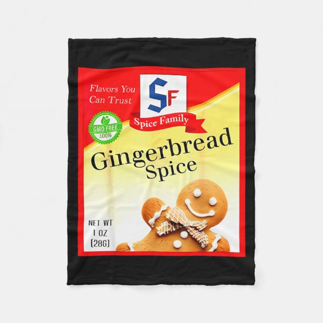 Manta Polar Ginger Bread Sce Group Costume Family Matching Hal (Anverso)
