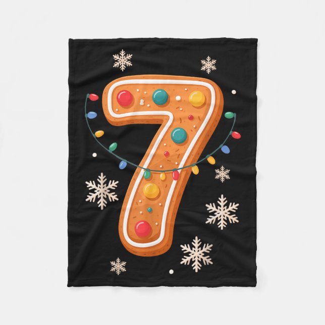 Manta Polar Gingerbread 6 7 Meme Christmas Matching Couple Boy (Anverso)