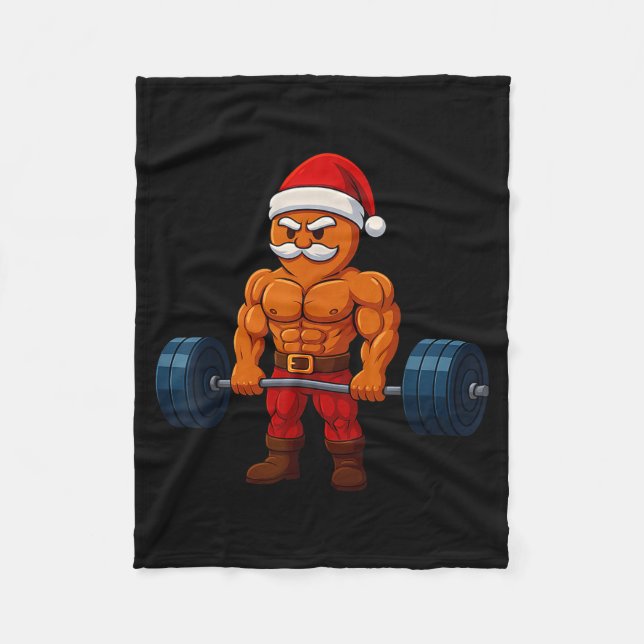 Manta Polar Gingerbread Weightlifting Fitness Gym Workout Chri (Anverso)