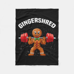 Manta Polar Gingershred Funny Gingerbread Man Gym Bodybuilding