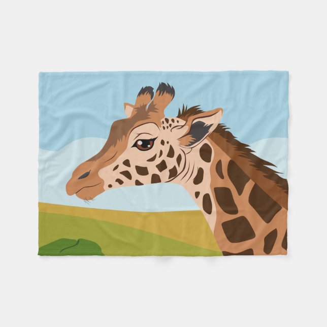 Manta Polar Giraffe (Frente (Horizontal))