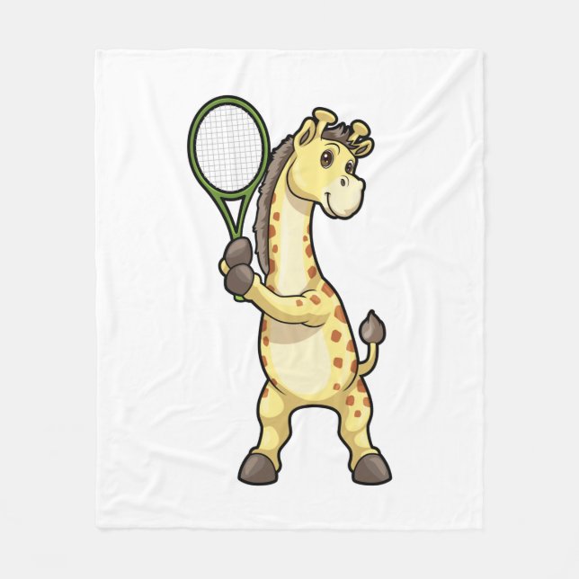 Manta Polar Giraffe at Tennis with Tennis racket (Anverso)