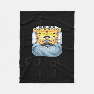 Manta Polar Giraffe Couple Cute Love This Is Our Cuddle 