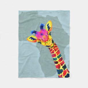 Manta Polar Giraffe Lover Baby Giraffe Peekaboo