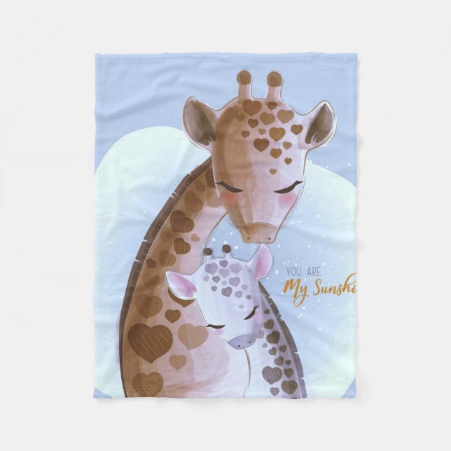 Manta Polar Giraffe Lover Cute Giraffes (Anverso)