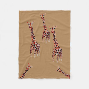 Manta Polar Giraffe Wildlife Art Gracioso Animal