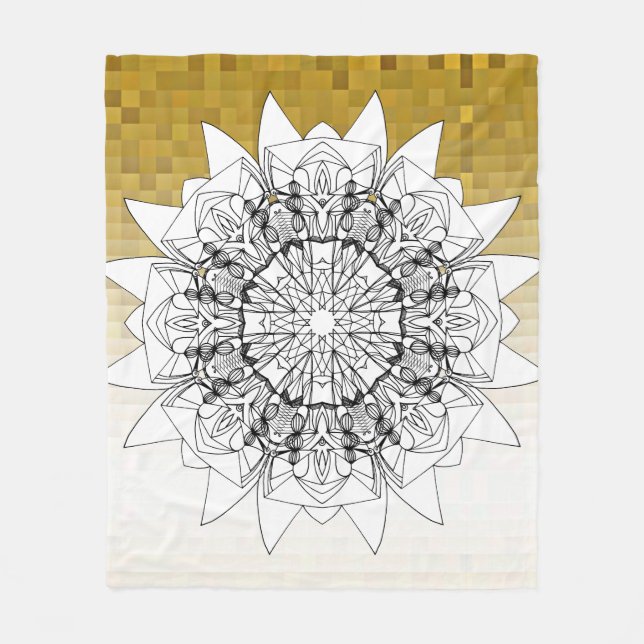 Manta Polar Girasol (Anverso)