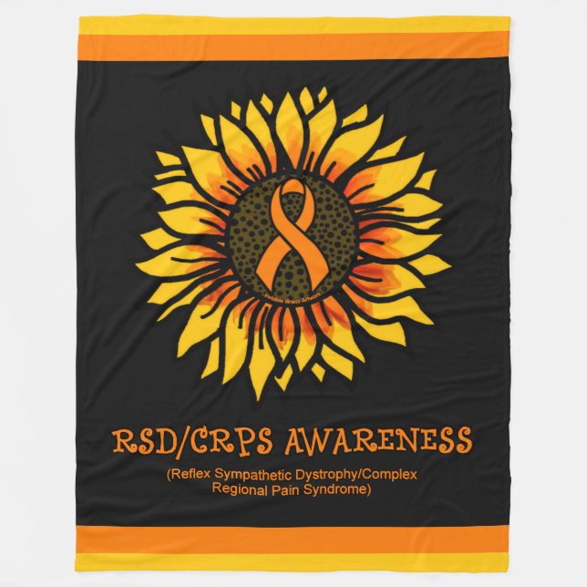 Manta Polar Girasol/Awareness...RSD/CRPS (Anverso)