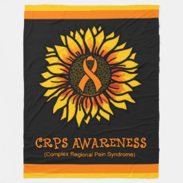 Manta Polar Girasol/Conciencia...Funda de la Fleece CRPS