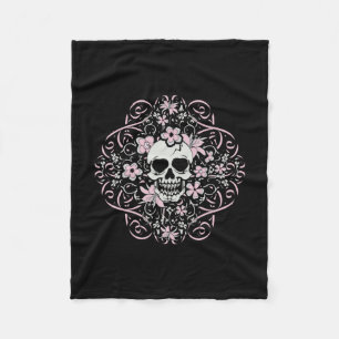 Manta Polar Girly Vintage Skull