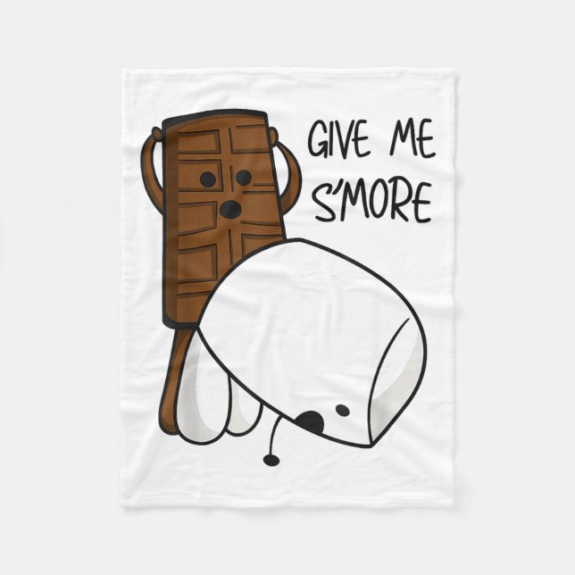 Manta Polar Give Me S’more Chocolate Adult Joke Funny Quote  (Anverso)