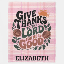 Give Thanks - Personalized Christian