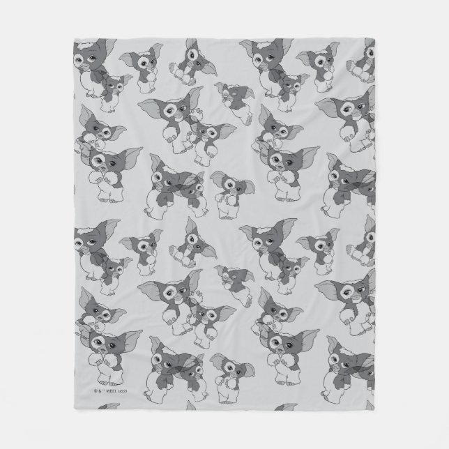 Manta Polar Gizmo | Black & White Pattern (Anverso)