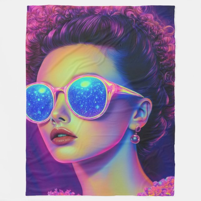 Manta Polar Glamour Neon Galaxy (Anverso)